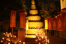 Phan Tao的意思是“1000个火炉”，因为这里曾经是铸佛场，为重要的寺庙铸造佛像，因此得名。寺院中陈列有150到200年前印在树叶上的古经，及装古经的柚木