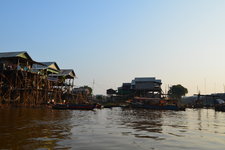 洞里萨湖日落Tonle Sap Lake Sunset