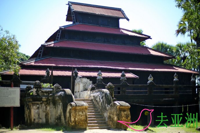 宝迦雅寺（Bagaya Kyaung），俗称“柚木寺\