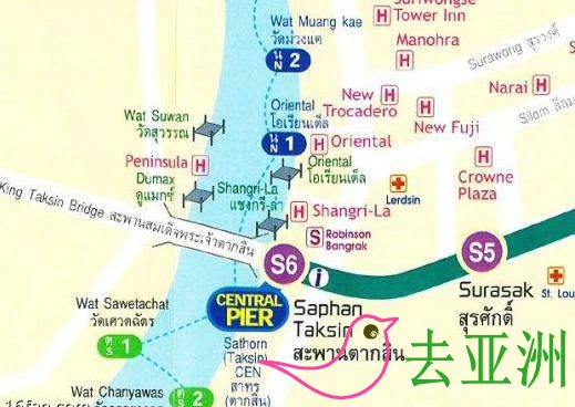 曼谷昭披耶河(Chao Phraya)交通攻略：公交船、摆渡