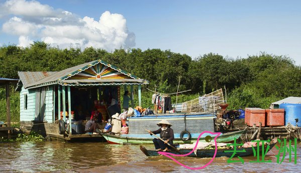 洞里萨河    Tonle Sap River