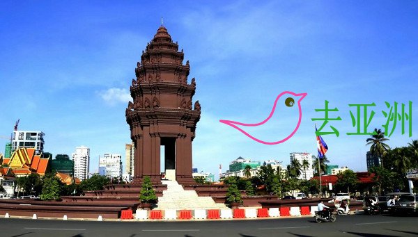 金边大皇宫柬埔寨旅游必去，宫外建筑群太美，宫殿内部超赞