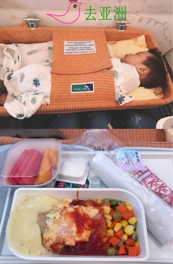 胜安航空申请的婴儿摇篮及儿童餐